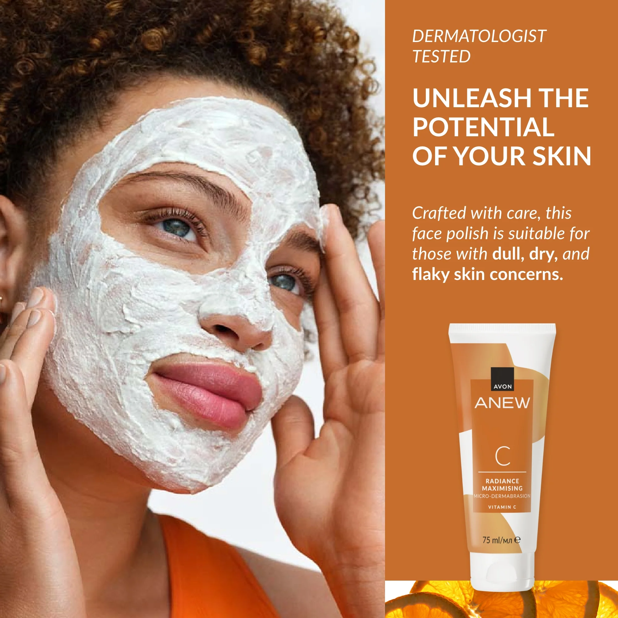 Anew Radiance Maximising Vitamin C Microdermabrasion - 75ml - Image 4