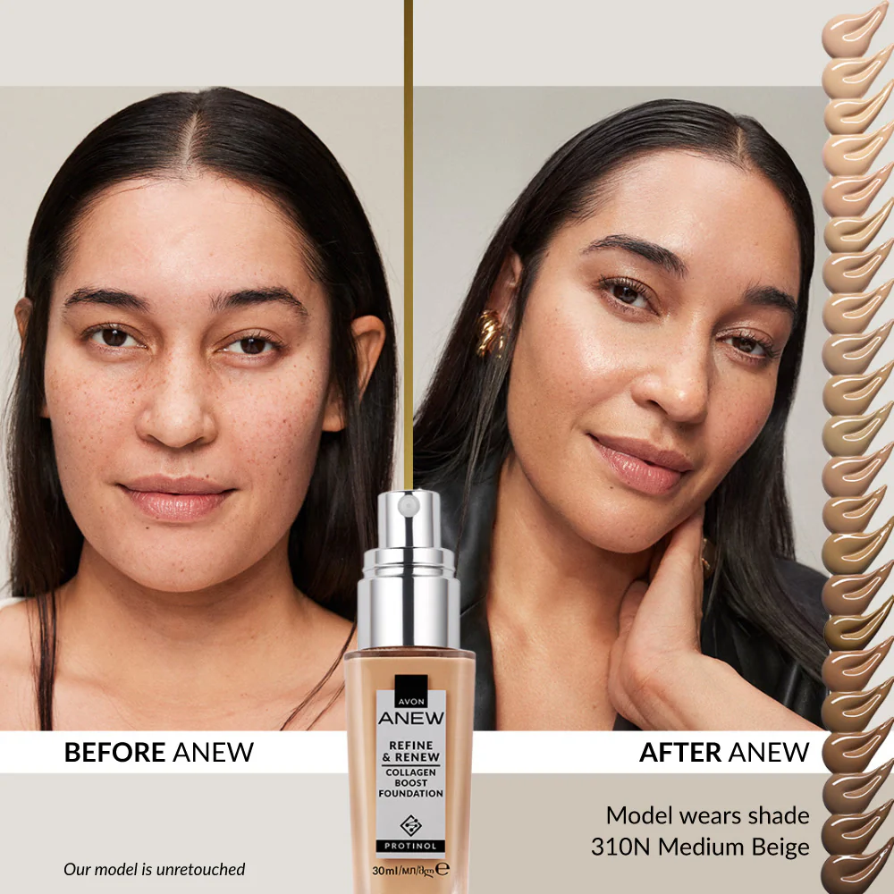 Anew Refine & Renew Collagen Boost Foundation - 30 ml - Image 6