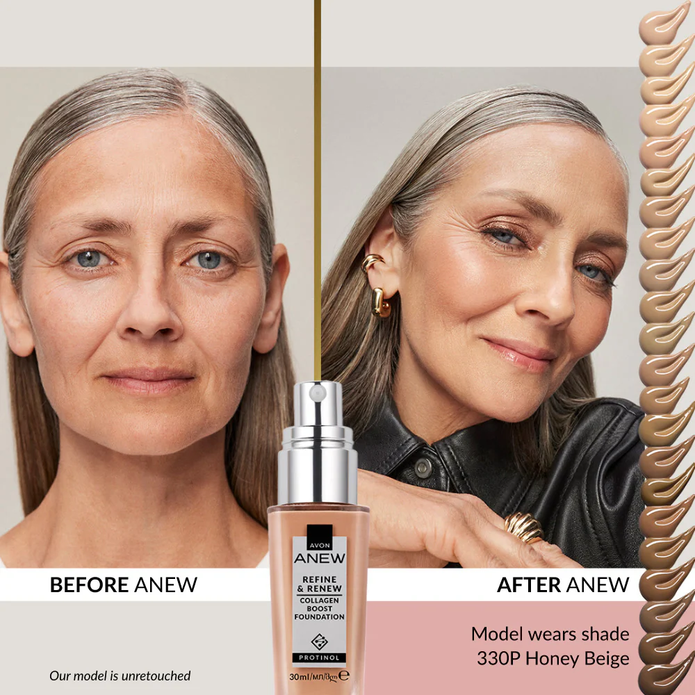 Anew Refine & Renew Collagen Boost Foundation - 30 ml - Image 7