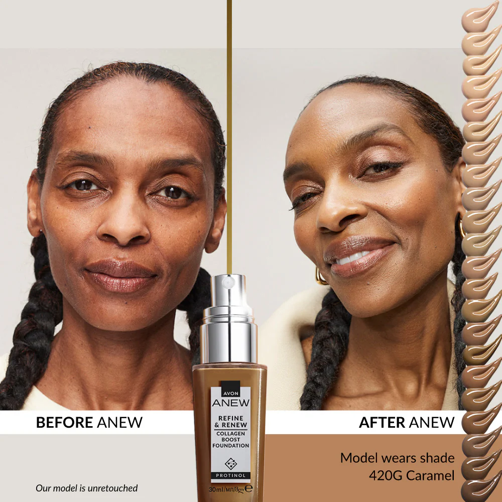 Anew Refine & Renew Collagen Boost Foundation - 30 ml - Image 8