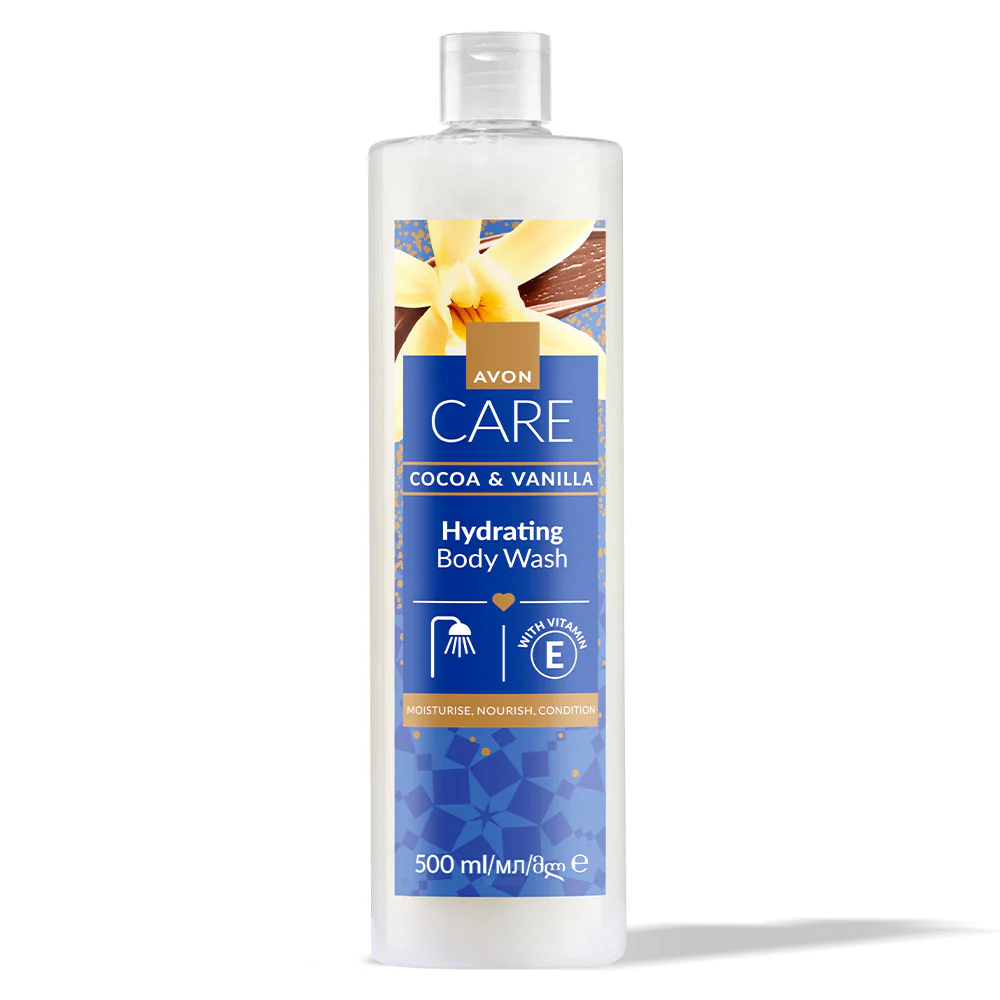 Avon Care Cocoa & Vanilla Hydrating Body Wash - 500 ml