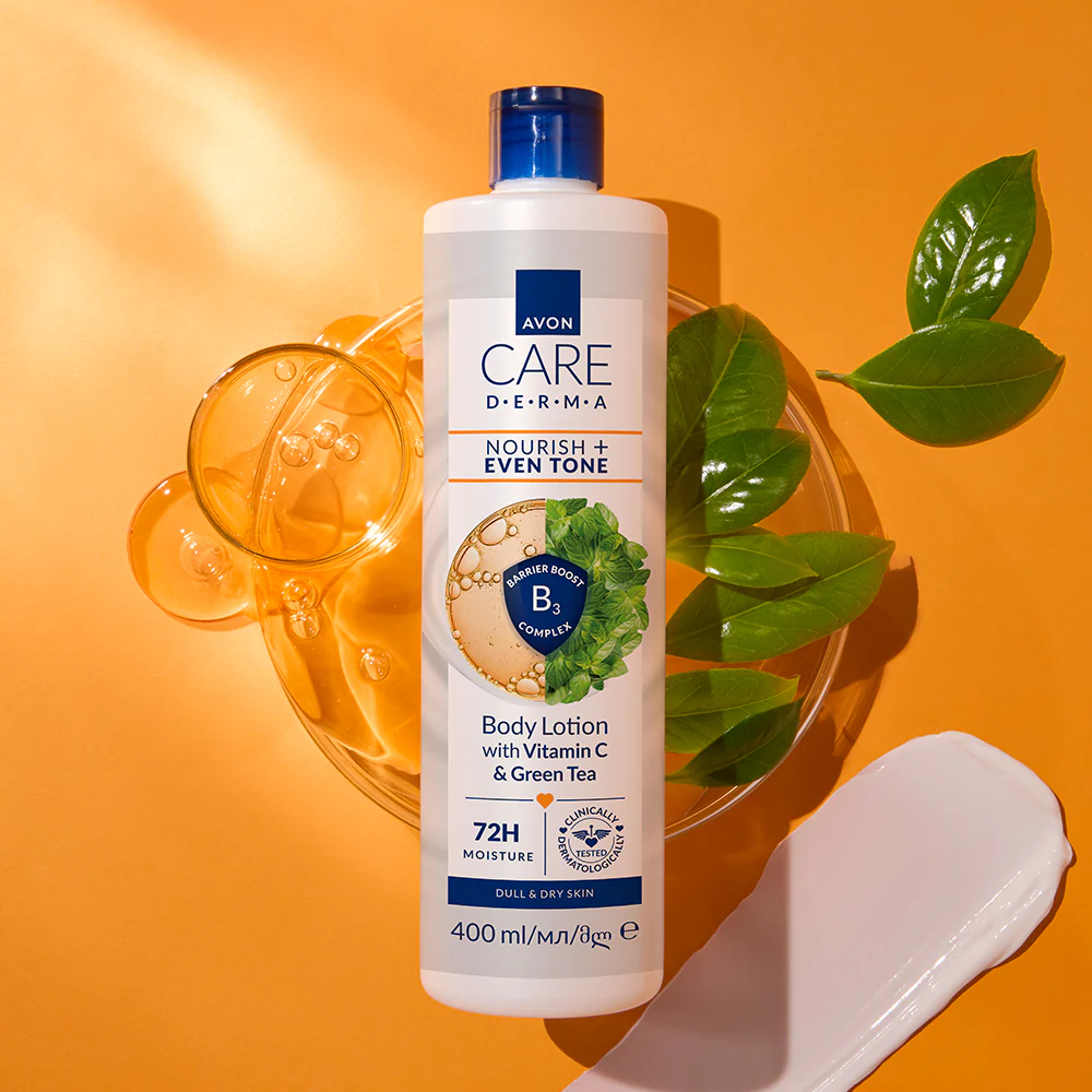 Avon Care Derma Nourish + Even Tone Body Lotion - 400ml - Image 2