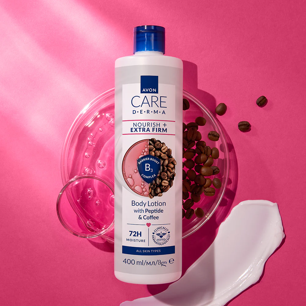 Avon Care Derma Nourish + Extra Firm Body Lotion - 400ml - Image 2
