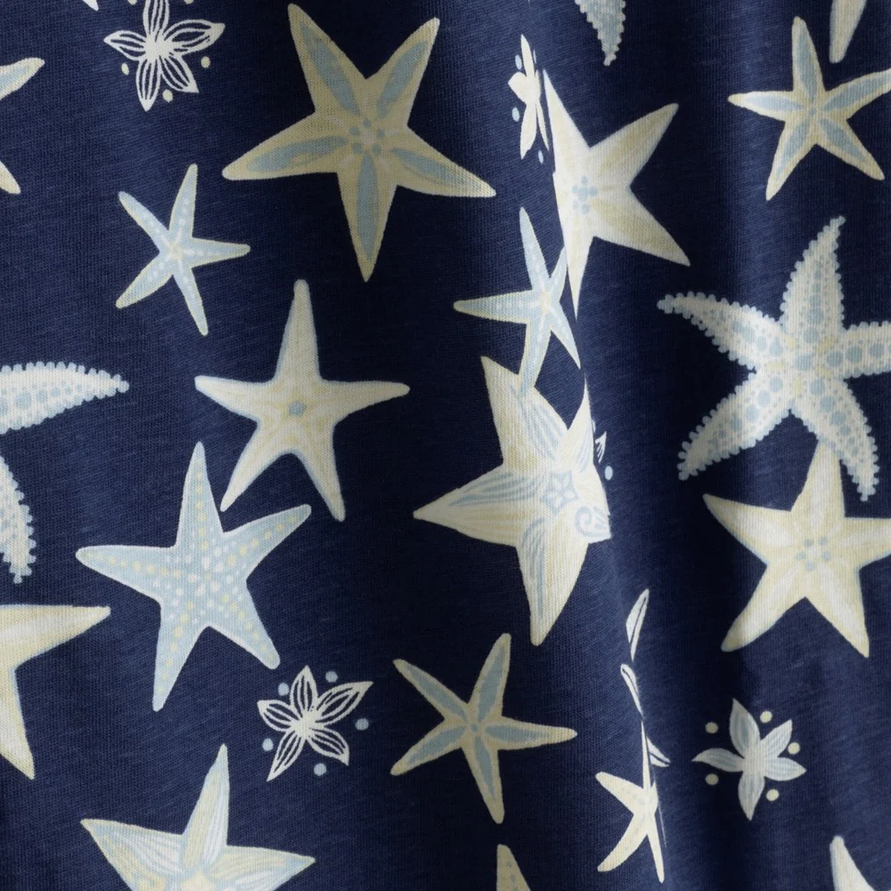 Floral Starfish 2-Piece Nightdress Set - Image 4