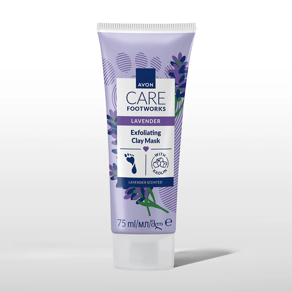 Foot Works Clay Mask with Lavender