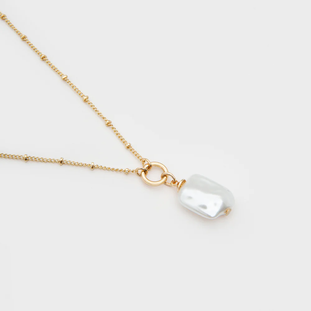 Gigi Faux-Pearl Necklace - Image 2