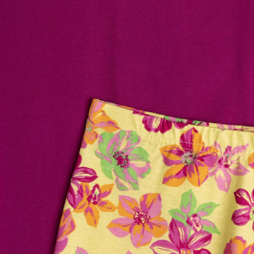 Hibiscus Floral Shortie PJs - Image 3