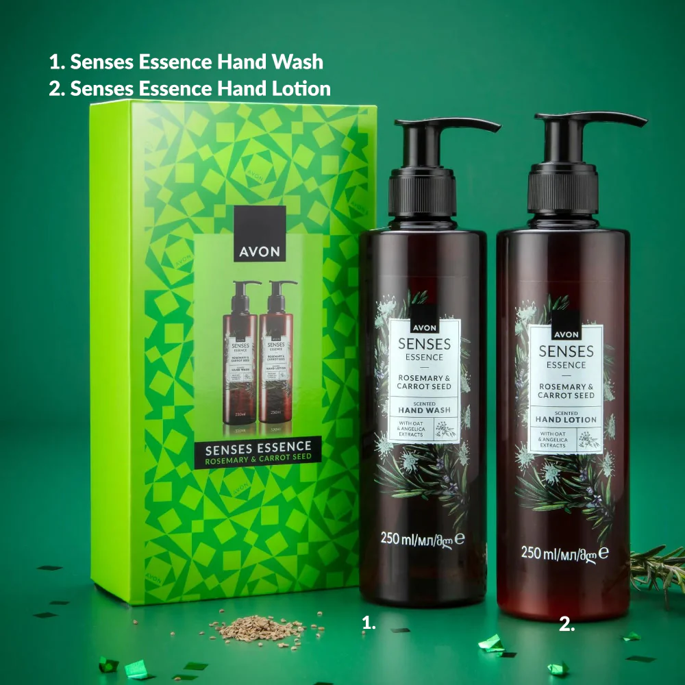Senses Essence Rosemary & Carrot Seed Gift Set - Image 2